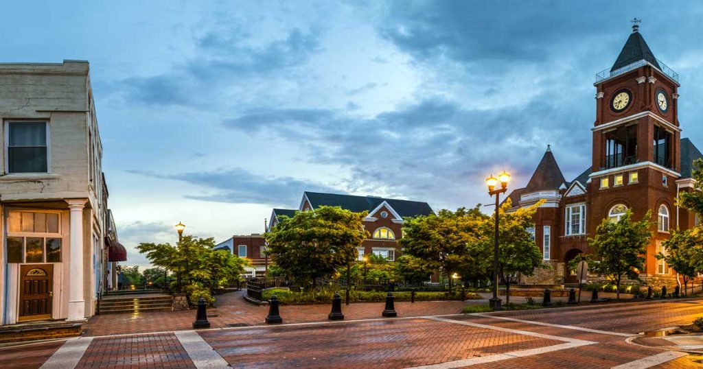 Town Square In Dallas, Georgia Near Pediatric Dental Specialist Of Dallas